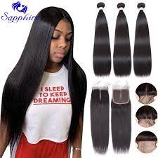 Add to wishlist add to compare. Sapphire 34 Bone Straight Bundles With Closure Brazilian Hair Weave Bundles With Closure Human Hair Bundles With Closure Remy Bundles With Closure Bundles 4bundles With Closure Straight Aliexpress