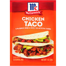 Save On Mccormick Organics Fajita Seasoning Mix Packet Gluten Free Order  Online Delivery | Giant