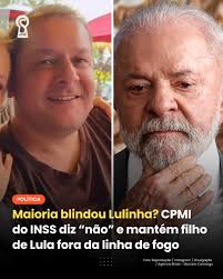 A CPMI do INSS decidiu, nesta quinta-feira (4), não avançar com a  convocação de Fábio Luís Lula da Silva, o Lulinha, filho do presidente Luiz  Inácio Lula da Silva (PT), para depor