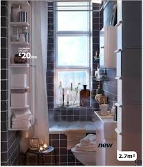 Open Shelves On Cabinet Grey And White Beautifully Compact Ikea Bathroom Home Beautiful Bathrooms Bathroom Inspiration
