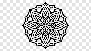 Mandala Coloring Book Drawing Child Line Art Simple Transparent Png The image is png format with a clean transparent background. mandala coloring book drawing child