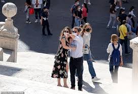 Lily james opened up about learning from her mistakes and her rebellious past one month before she was spotted kissing married actor dominic west. Lily James And Married Dominic West Passionately Kiss In Rome