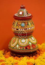 Navratri And Diwali Darba Pot Decoration Ideas Wallpaper Jpg 502 715 Kalash Decoration Mehndi Decor Festival Decorations