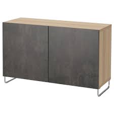 Ikea Besta Forvaring Med Dorrar Vitlaserad Ekmonstrad Kallviken Sularp Morkgra Betongmonstrad Dorrar Bade Skyddar Och Smyckar V Ikea Forvaring Spanskiva