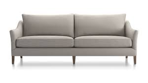 Keely Sofa Reviews Crate And Barrel Sofa Small Scale Sofa Apartment Sofa