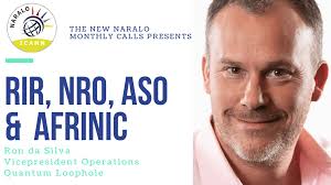 WEBCAST: NARALO 'RIR, NRO, ASO, & AFRINIC' w/ Ron DaSilva @QuantumLoophole  #naralo @isocpr @icann #RIR #AFRINIC