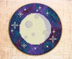 Aida 14, rue 184w x 153h stitches size(s): Pin On Galaxy Embroidery And Cross Stitch