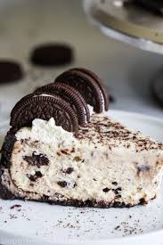 Blend it all into a fine cake mixture, make sure there are no lumps and blend it into a smooth mixture. Close Up Side View Of A Slice Of Easy Oreo Cheesecake With Oreos On Top On A White Plate In 2021 Oreo Cheesecake Easy Oreo Cheesecake Recipe Sweet Recipes Desserts