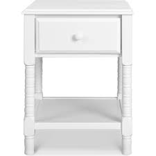 Crafted of solid mango wood. Jenny Lind Spindle Nightstand White Davinci Nightstands Accent Tables Maisonette