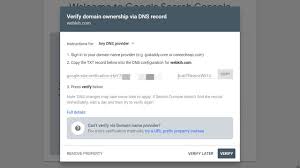 Verify Domain Ownership Via Dns Record Google Search Console Publisher 2020 Dns Txt Records Youtube