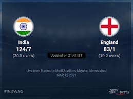Get the latest live football scores, results & fixtures from across the world, including premier league, powered by goal.com. India Vs England Live Score Over 1st T20i T20 6 10 Updates Cricket News