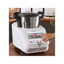 silvercrest monsieur cuisine connect skmc 1200 b2 1200w robot de cuisine blanc cdiscount electromenager