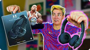 Rock stereo earphone wired headset. Dwayne The Rock Johnson Made Headphones Youtube