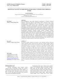 Jurnal scopus kemiskina perbatasan jurnal nasioal anemia pada remaja jurnal nasional evaluasi pembelajaran jurnal nasional pls jurnal nasional tentang sel jurnal penyakit stroke jurnal rekonsiliasi fiskal tentang… Http Download Garuda Ristekdikti Go Id Article Php Article 1648523 Val 15005 Title Hubungan 20asupan 20nutrisi 20dengan 20kejadian 20anemia 20pada 20remaja 20putri
