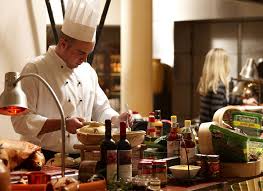 live cooking brunch at byzantino restaurant cooking brunch restaurant