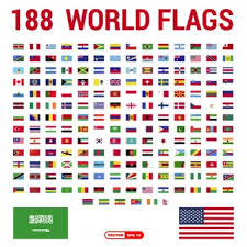 Includes all 254 country flags ( more info) Free Vector Flags Of The World Collection