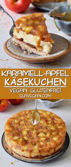 Dieser Karamell Apfel Kasekuchen Mit Einer Selbstgemachten Apfelkuchen Fullung Und K Kochen Und Backen Rezepte Kuchen Und Torten Rezepte Leckere Vegane Rezepte
