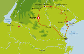 Italia, italian republic, repubblica italiana. Mapa Veneza Gif 763 490 Veneza Monumentos Cidade