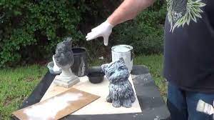 How To Paint Concrete Statues Concrete Statues Are Commonly Found As Yard Ornaments Or Objects Of I Concrete Statues Concrete Garden Statues Painting Concrete
