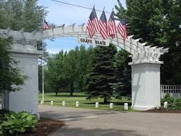 See discounts for hotels & motels near grand beach, mi. The Grand Beach Arch Shows Her Memorial Day Spirit