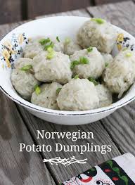 When the potatoes are cold, add the remaining ingredients. Norwegian Potato Dumplings Klub Cheap Recipe Blog