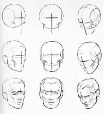 Loomis Head Construction Step By Step Drawing Face Drawing Drawing Techniques