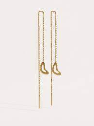 Heart Threader Earrings