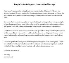 Family visa request letter (sample). Reference Letter To Support Immigration Marriage Samples Template