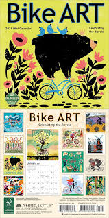 Bike Art 2021 Mini Wall Calendar In 2020 Bike Art Wall Calendar Mini Calendars