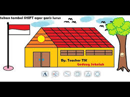 Maybe you would like to learn more about one of these? Creating A School Building Image Using Ms Paintclass 1 Elementary School School Building Youtube