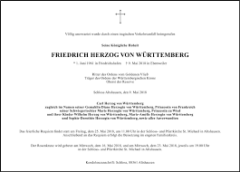 Unsere immobilien ihr sicheres fundament forstbetrieb. Herzog Friedrich Von Wurttemberg Todlich Verungluckt Corona
