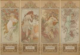 Compiled in association with the mucha foundation, this book introduces the full reach of his work, from patterned decoration to his political ideas. The Seasons Alphonse Mucha 1860 1939 Ref 80643