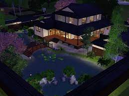 Mod The Sims Himeya Inn Another Japanese House In 2021 Japanese House Minecraft House Designs Asian House