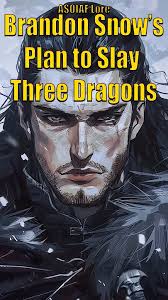Brandon Snow's Plan to slay Aegon's Dragons Explained