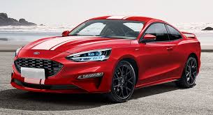 New Ford Focus Doesn T Really Work As A Mini Mustang Coupe Carscoops New Ford Focus Mustang Coupe Ford Focus