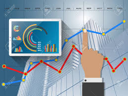 Comparing Statistics In Business Infographics Report Charts