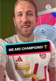 𝗖𝗛𝗔𝗠𝗣𝗜𝗢𝗡 @Harry Kane has a message for all of you! 🏆❤️  #MiaSanMeister