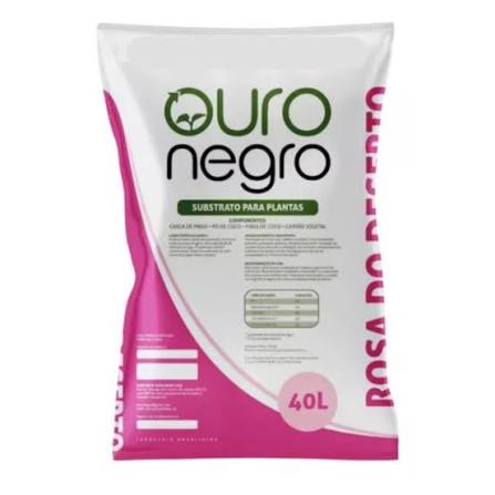 SUBSTRATO OURO NEGRO - ROSA DO DESERTO 40L
