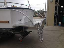 You can also use a combination of wood and fiberglass to make subwoofer cabinets that are molded to the area around them. Boat Pods Wakemaker Marine