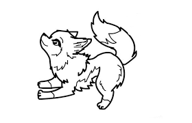 Pin By Xxxneontigerxxx On Animals Cute Wolf Drawings Anime Wolf Animal Coloring Pages