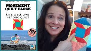 How to sew a Spinning Movement Quilt Block for the Live Well Live Strong  Quilt