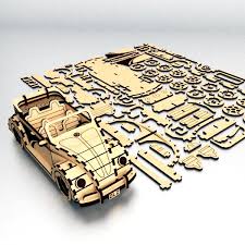The details are made of environmentally laser cut and fit into place. Laser Cut 3d Puzzles