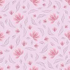 Towards the top of the canvas, i painted a horizontal row containing an elegant yellow pattern in front of pink, crimson and violet stripes. Seamless Vector Floral Pattern With Abstract Flowers And Leaves In Pastel Pink Colors On Light Background For Fabric Textile Or Wallpaper Design Royalty Free Cliparts Vectors And Stock Illustration Image 118892736