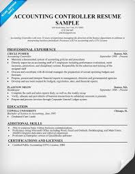 finance controller cv template december
