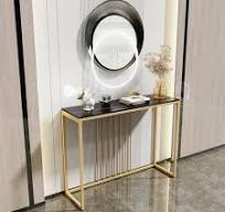 Table Console Entrée en Marbre Pour Salon Couloir