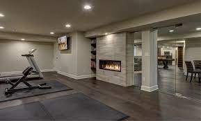 Maybe you would like to learn more about one of these? Basement Gym With Fireplace Contemporary Basement Denver By Fbc Remodel Houzz