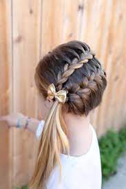 Quelle Coiffure Pour Petite Fille Adopter En Ete 2018 Coiffures Filles Coiffure Mariage Enfant Coiffure