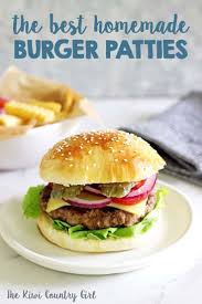 Homemade Burger Patties Josh S Secret Recipe Recipe Homemade Burger Patties Homemade Beef Burgers Homemade Burgers