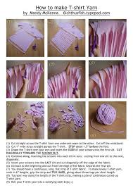How To Make T Shirt Yarn Step By Step Yarn Diy T Shirt Yarn Fabric Yarn