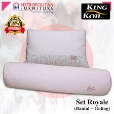 Bantal nanofiber ( firm ). Paket Bantal King Koil Royale Bantal Dan Guling Shopee Indonesia
